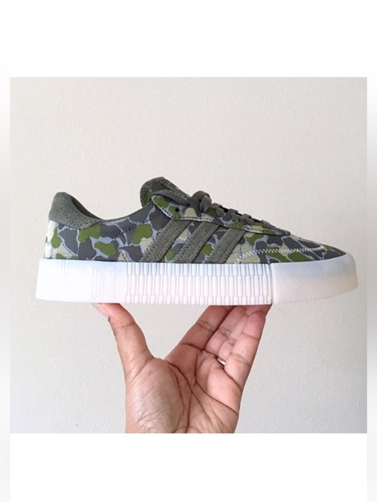 adidas Shoes - Adidas SambaRose Olive Camo Women’s Sneakers Camouflage Low-Top Sneakers